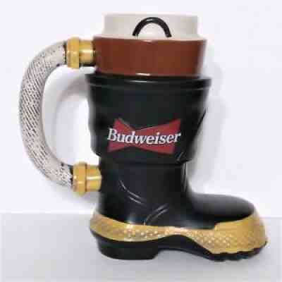 Anheuser Busch Salutes the Firefighters Budweiser Fireman's Boot Beer Stein