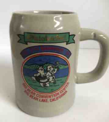 1991 BIG BEAR OCTOBERFEST W. German Stein Mug MICHELOB Sponsor *Read*