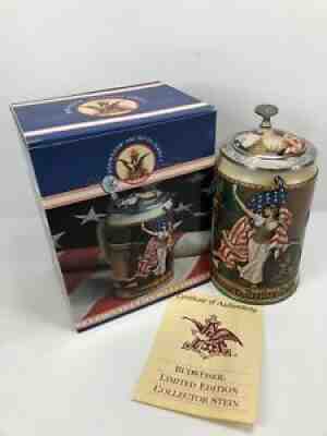 Anheuser Busch Budweiser Archives 1893 Columbian Exposition Stein w/COA NEW NIB