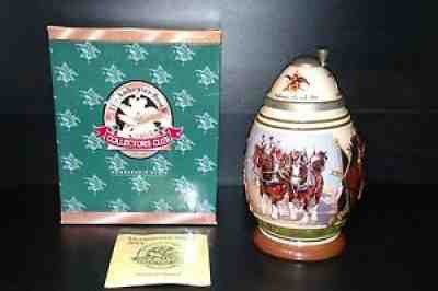 Anheuser Busch Budweiser Collectors Club 2001 Living the Legacy Membership Stein