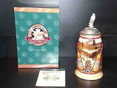 Anheuser Busch Budweiser Collectors Club 1999 The Golden Age of Brewing Stein