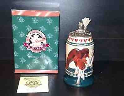 Anheuser Busch Budweiser Collectors Club 2000 Born To Greatness Stein Signed