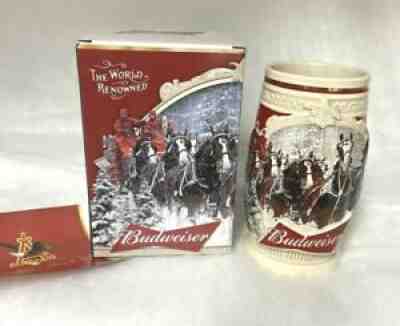 *Budweiser Holiday Stein~2015 