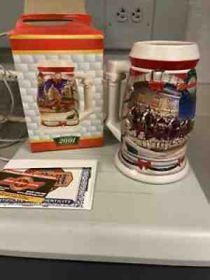 2001 BUDWEISER HOLIDAY at the CAPITAL STEIN w/ ORG. BOX, PAPERWORK & CofA, MINT