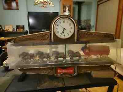 vintage Budweiser clydesdale lighted beer signs world champions