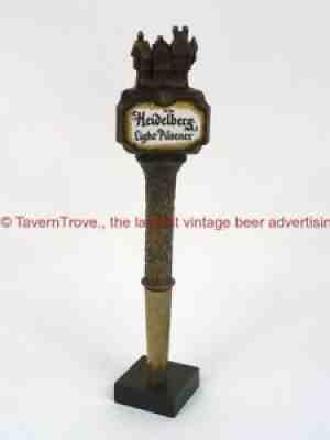 1960s Tacoma WA HEIDELBERG DARK BEER 10Â½ inch Wood Tap Handle Tavern Trove