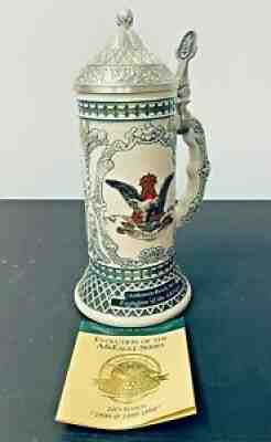 Anheuser-Busch 2003 Member's Only Evolution of the A&Eagle Series Stein CB26