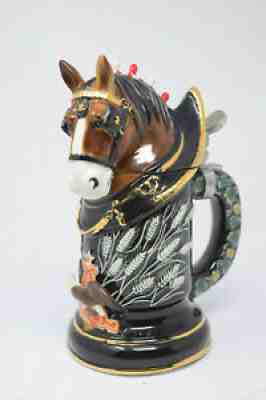 Rare Parade Dress Clydesdale Character Horse Stein Budweiser Busch M. Cornell