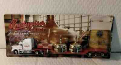 Budweiser Budvar Original Czech Premium Lager Die-cast Semi & Trailer