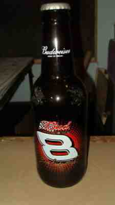 Budweiser King of Beers * NASCAR #8 Dale Earnhardt Jr * Oversize 15â? Brown Glass