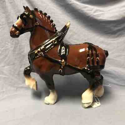 California Poppytrail Pottery Metlox Budweiser Clydesdale Horse China Vintage