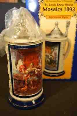 Anheuser-Busch St. Louis Brew House Mosaics 1893 Germania Stein