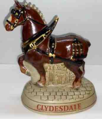 1976 ANHEUSER-BUSCH BUDWEISER CLYDESDALE DECANTER Stein CS33-RARE Ceramarte