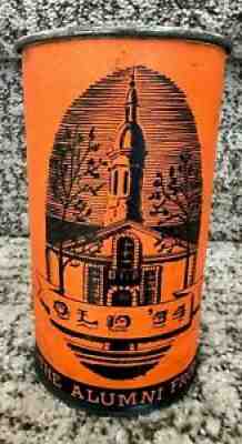 1934 PRINCETON ALUMNI BUDWEISER CAN PAPER LABEL 1950s HARD TO FIND VERSION