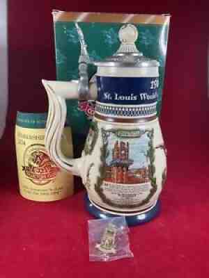 Budweiser Anheuser Busch 100th Anniv. St Louis Worlds Fair 1904-2004 Stein