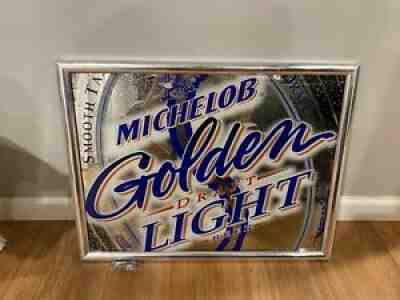 Vintage Bar Sign Official Anheuser-Busch Michelob Golden Light Rare