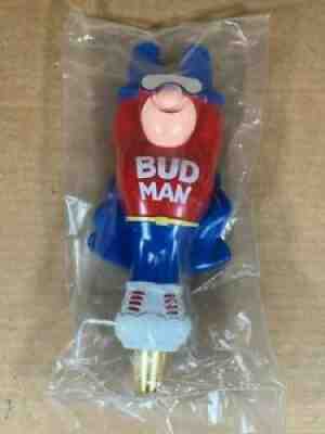 BUDWEISER BUD MAN BEER TAP HANDLE (BRAND NEW IN BOX) 1992 SUPER RARE! NOS