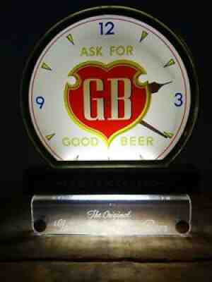 Killer 1953 Vtg Griesedieck Bros St Louis Lighted Cash Register Clock Beer Sign