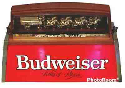 Vintage Rare 1986 Original Budweiser Light Clydesdale Beer Billiard Pool Table