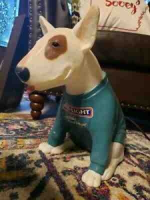 1987 Spuds Mackenzie Bud Light Blow Mold Bar Display Beer Sign Dog Budweiser