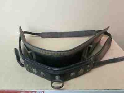 Vintage Anheuser-Busch 1933 Clydesdale Leather Lead Horse Dukes Back Pad.