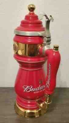 2005 Budweiser RED DRAUGHT TOWER III STEIN - CS615 - New in Box