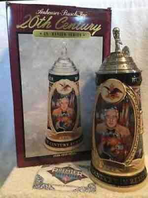 Anheuser Busch 20th Century In Review Series 1920-1939 Stein CS335 (signed)