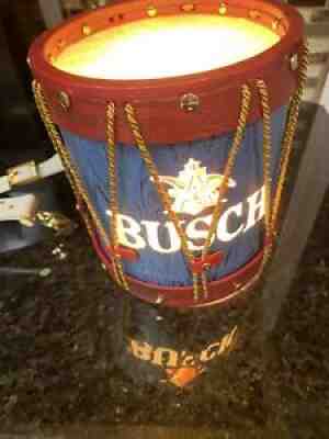 Vintage Busch Drum Lamp Set NEW -Working