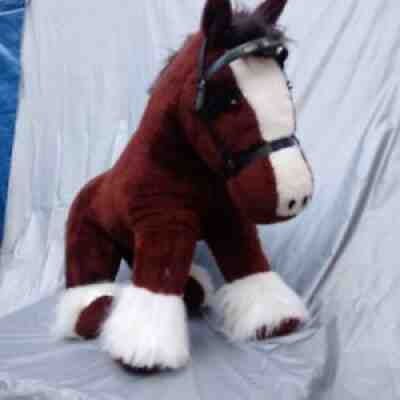 Budweiser Big Scot Clydesdale Horse Plush Stuffed Animal 24