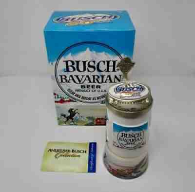 2005 Budweiser Busch Bavarian 50th Anniversary 1955-2005 Stein With Box & COA