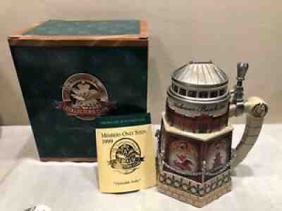 Sweet ANHEUSER-BUSCH Members Only Stein 1999 Clydesdale Stable CB11 Box COA NIB