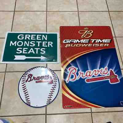 Atlanta Braves Budweiser Sign 2004 Plus Extras