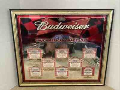 NASCAR Stock Car BUDWEISER Two American Traditions History by Labels 1948- 2004