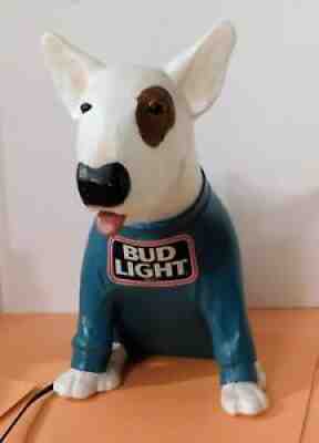 SPUDS MACKENZIE BUD LIGHT BAR DISPLAY BLOW MOLD BEER SIGN - BUDWEISER