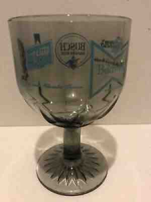 Vintage Beer Glass goblet thumbprint Hammâ??s Busch Pabst Budweiser Schlitz RARE