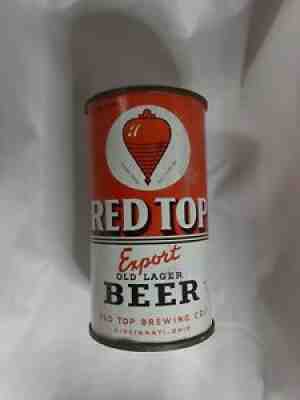 Red Top Export ***Flat Top Beer Can***VERY RARE***