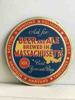 Vintage Rare MA Beer Ale Advertising Bar Sign Boston Hampden Dawson's Old Tap