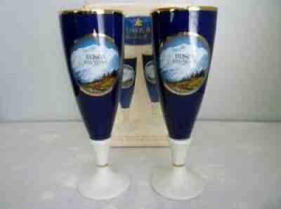 2007 MEMBERS ONLY ANHEUSER BUSCH BAVARIAN PILSNER SET COLLECTORS CLUB BOX & COA