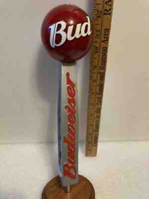 Special Listing For Rick. 2 BUDWEISER draft beer tap handles