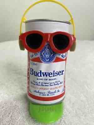 Vtg 1989 Takara Budweiser Music Response Dancing Can W/Glass Headphone Surfboard