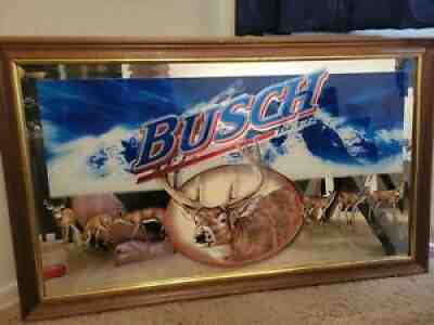 Busch Beer Buck Deer mirror Rare 33