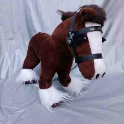 VTG Budweiser Lil Scot Clydesdale Horse Plush Stuffed Animal 20