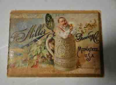 c1890s Fred Miller Brewery Beer Milwaukee Pre Prohibition Booklet Book Budweiser