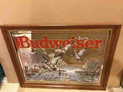 BUDWEISER DUCKS MIRROR 36X28