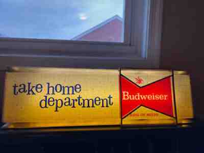 Vintage Budweiser Beer Light 1962