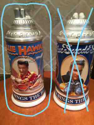 A-B Budweiser - Elvis BLUE HAWAII Stein - CS497