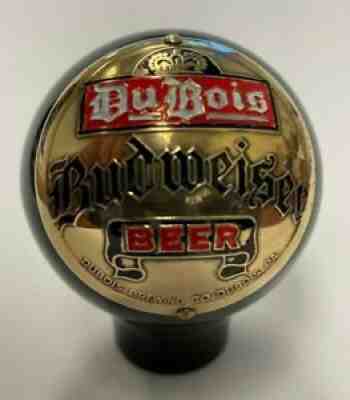 Budweiser Dubois beer ball knob Pennsylvania version tap handle vintage old