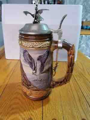 1993 Budweiser Anheuser Busch Birds of Prey Rare Collector Stein OSPREY & CO