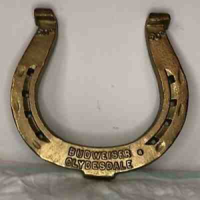 VIntage 50th Anniversary Budweiser Clydesdale Horse Shoe 1983