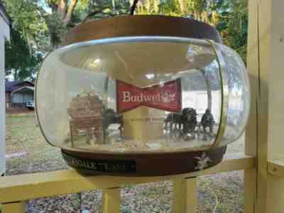 Budweiser Beer Clydesdale Parade Rotating Carousel Light Bud Lamp PoolÂ 